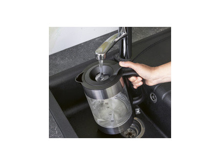 PROFI COOK Bouilloire PC-WKS 1322, 1,7 L, verre / dark inox