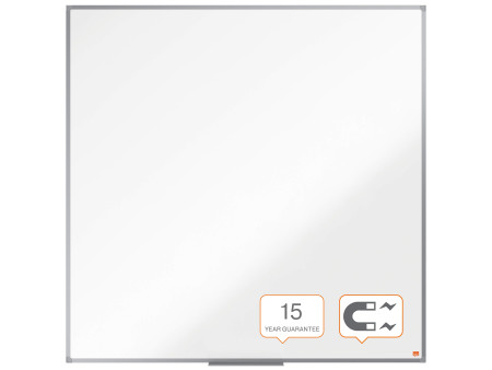 nobo Tableau blanc Essence en acier, (L)1.200 x (H)1.200 mm