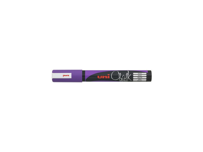 uni-ball Marqueur craie Chalk marker PWE5M, rose métallique