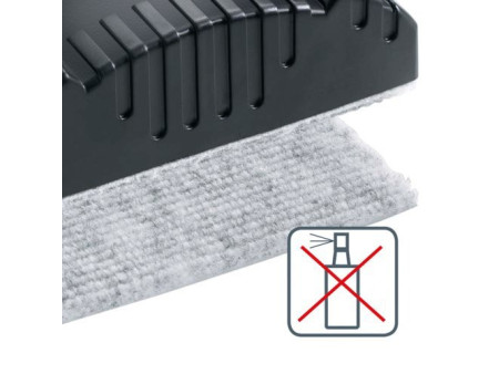 nobo Brosse magnétique pour tableau blanc, feutre gris