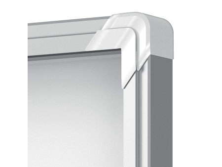 nobo Vitrine d'affichage Premium Plus, fond en métal, 8x A4