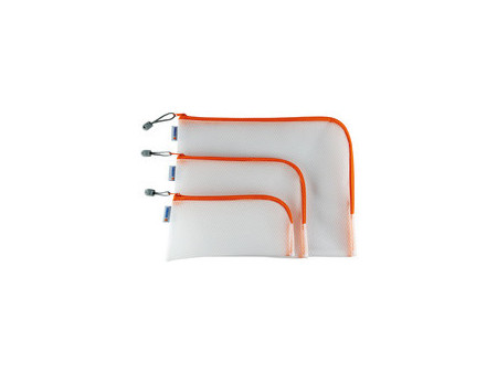 HERMA Pochette à fermeture à zip 'Mesh Bags', A4, vert