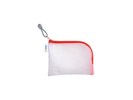 HERMA Pochette à fermeture à zip 'Mesh Bags', A6, noir