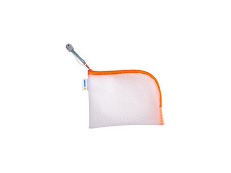HERMA Pochette à fermeture à zip 'Mesh Bags', A6, noir