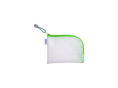 HERMA Pochette à fermeture à zip 'Mesh Bags', A6, jaune
