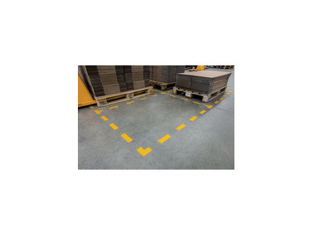 DURABLE Marquage de place, forme T, autocollant, jaune