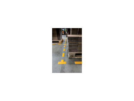 DURABLE Marquage de place, forme L, autocollant, jaune