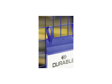 DURABLE Pochettes avec languette pour casier en treillis, A5