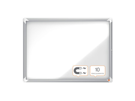 nobo Vitrine d'affichage Premium Plus, fond en métal, 8x A4
