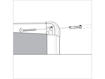 nobo Vitrine d'affichage Premium Plus, fond en métal, 8x A4