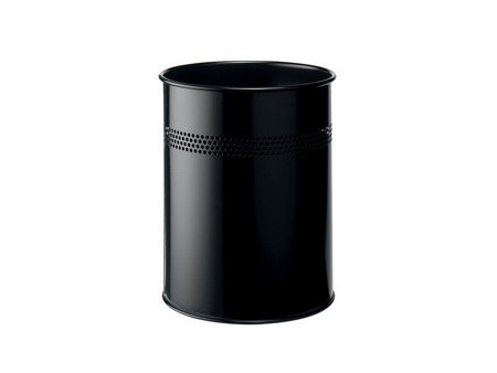 DURABLE Corbeille à papier METALLIQUE, rond, 15 litres