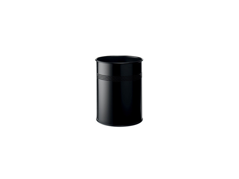 DURABLE Corbeille à papier METALLIQUE, rond, 15 litres