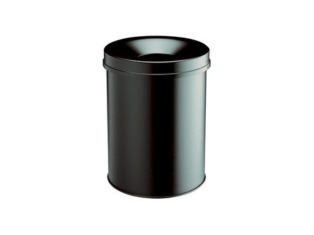 DURABLE Corbeille à papier SAFE ROND 65, 60 litres, gris