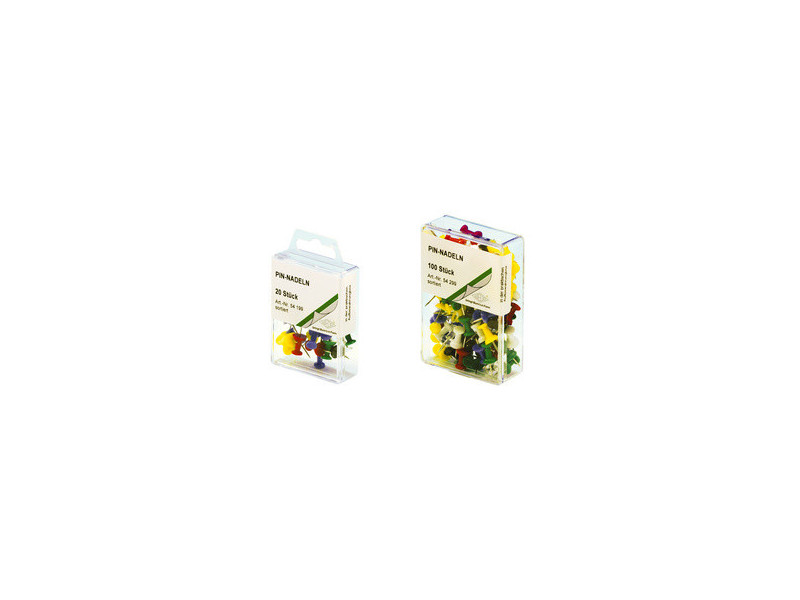 WEDO Punaises, transparent, grand paquet