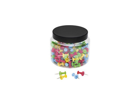 WEDO Punaise, assorti, grand paquet
