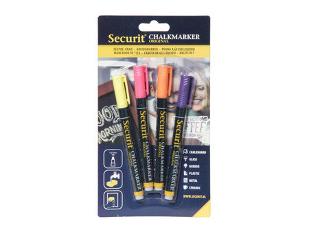 Securit Feutre-craie ORIGINAL SMALL, set de 4
