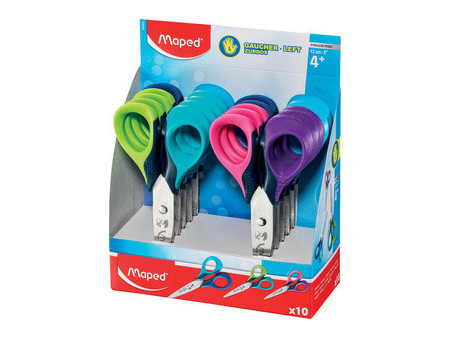 Maped Ciseaux Sensoft 3D, longueur: 130 mm, présentoir de 10