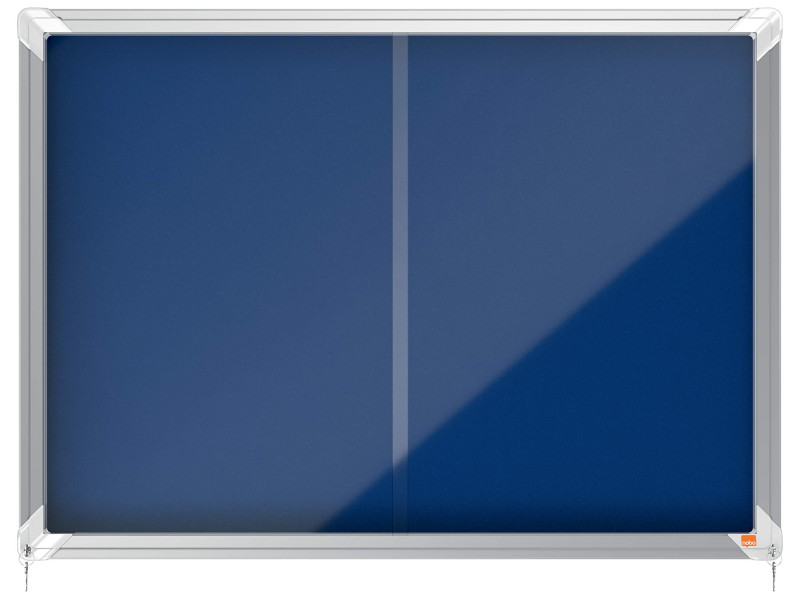 nobo Vitrine d'affichage Premium Plus, en feutre, 8x A4