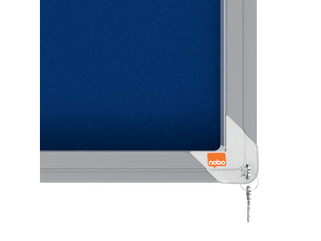 nobo Vitrine d'affichage Premium Plus, en feutre, 8x A4