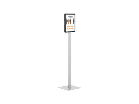 DURABLE Support d'information INFO STAND BASIC, A4, gris