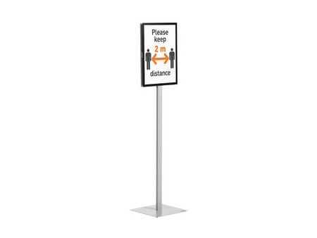 DURABLE Support d'information INFO STAND BASIC, A3, gris