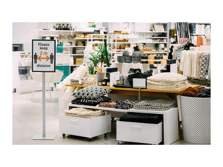 DURABLE Support d'information INFO STAND BASIC, A3, gris