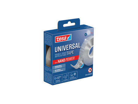 tesa Ruban adhésif double face NANO POWER, 30 mm x 3 m
