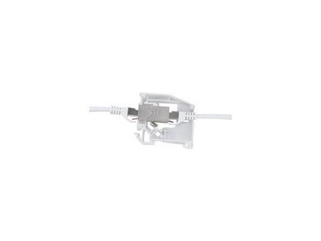 LogiLink Adaptateur pour rail DIN,1 module Keystone, gris
