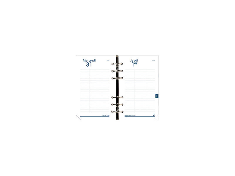 QUO VADIS Recharge Timer 17, 1 jour par page, 2025/2026