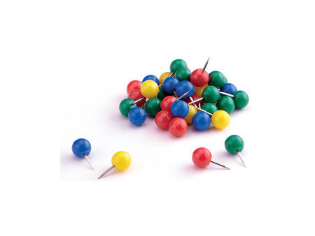 magnetoplan Punaises, contenu: 100 pièces, rouge
