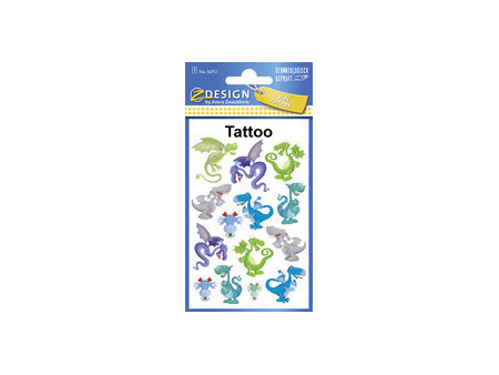 AVERY Zweckform ZDesign KIDS Tatouages 'licorne'