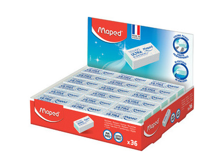 Maped Gomme en plastique Technic Ultra Mini, présentoir de