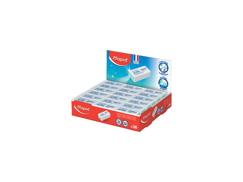 Maped Gomme en plastique Technic Ultra Mini, présentoir de