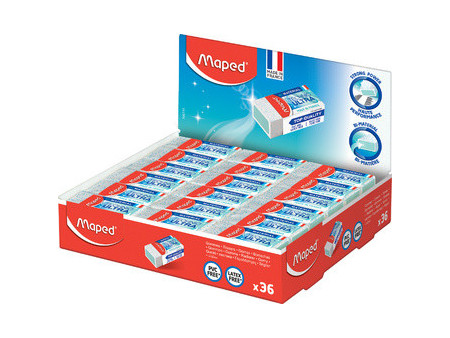 Maped Gomme en plastique Technic Ultra Mini, présentoir de