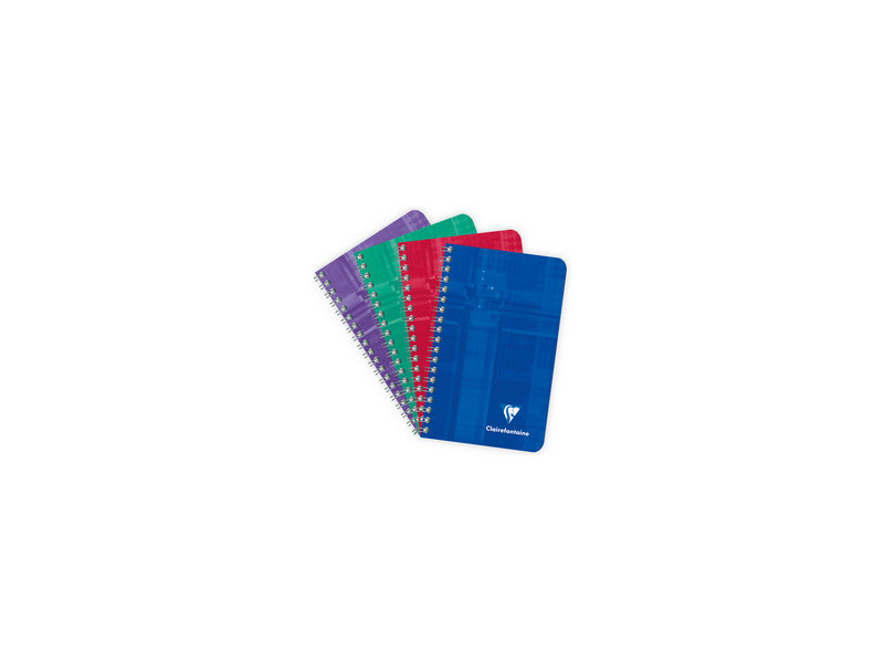 Clairefontaine Carnet à spirale, 90 x 140 mm, quadrillé 5x5