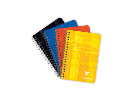 Clairefontaine Carnet à spirale, 90 x 140 mm, quadrillé 5x5