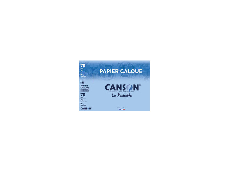 CANSON Papier calque satin, A3, 70 g/m2