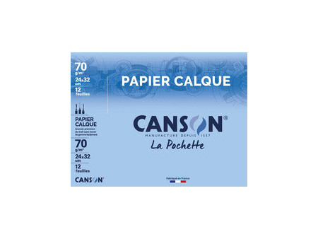 CANSON Papier calque satin, A3, 70 g/m2