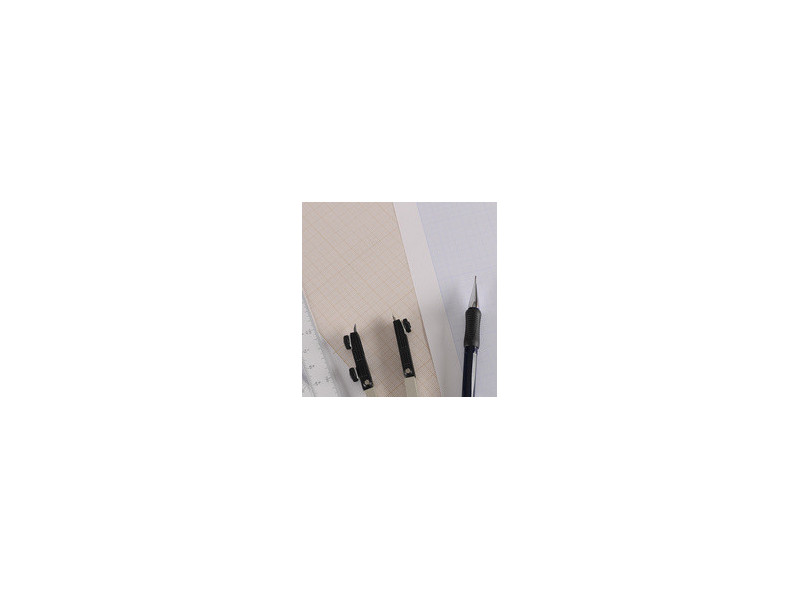 CANSON Papier millimétré, A4, 90 g/m2, couleur: bleu
