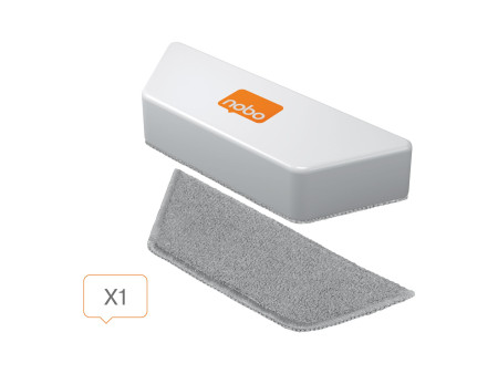 nobo Effaceur magnétique pour tableau blanc, blanc