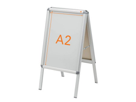 nobo Panneau d'affichage A2,cadre aluminium de haute qualité