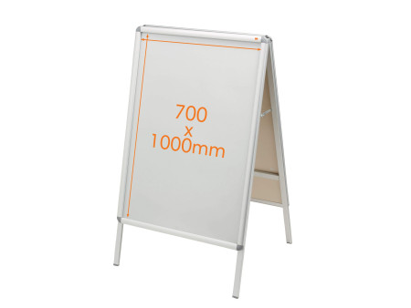 nobo Porte-affiches double-face, 700 x 1000 mm,