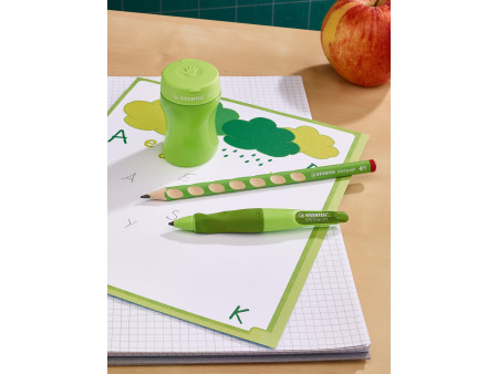 STABILO Taille-crayon à réservoir EASYsharpener, vert