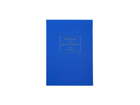 LE DAUPHIN Registre 'Mouvements de titres', 297 x 210 mm