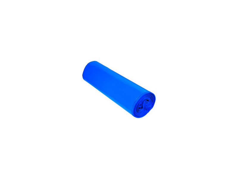 dm-folien Sac poubelle, bleu, 120 litres, LDPE, 100 microns