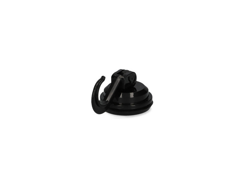 cartrend Crochet à ventouse, capacité de charge: 4 kg, noir