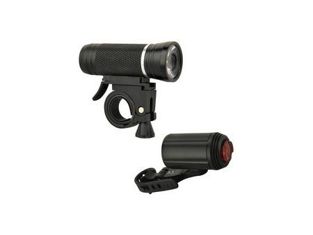 FISCHER Kit d'éclairage LED pour vélo ALU 30/15 Lux