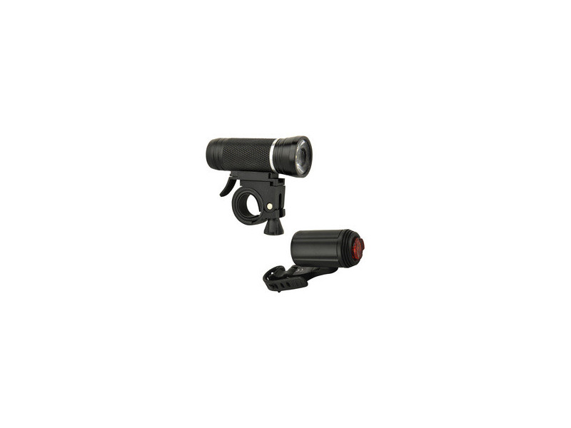 FISCHER Kit d'éclairage LED pour vélo ALU 30/15 Lux