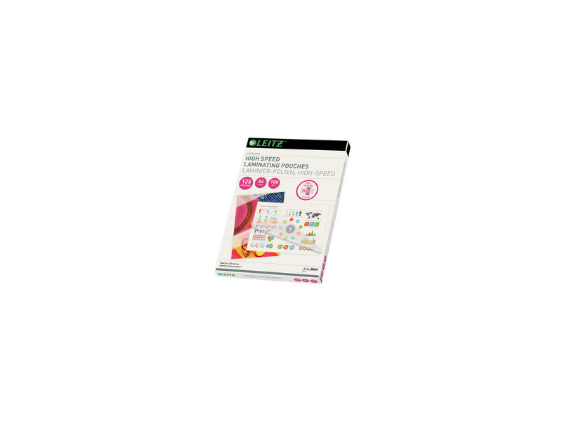 LEITZ Pochette de plastification Speed, A4, brillant, 250