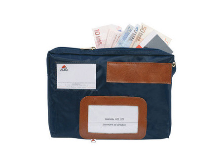 ALBA Sac navette 'POCAIS', avec soufflet, polyester, bleu